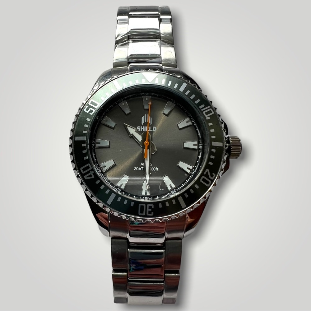 Shield Abyss Bracelet Watch - Grey